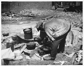 (NYC--GREAT DEPRESSION) A collection of 17 photographs showing the Depression-era shanty towns and Hoovervillians throughout New York C